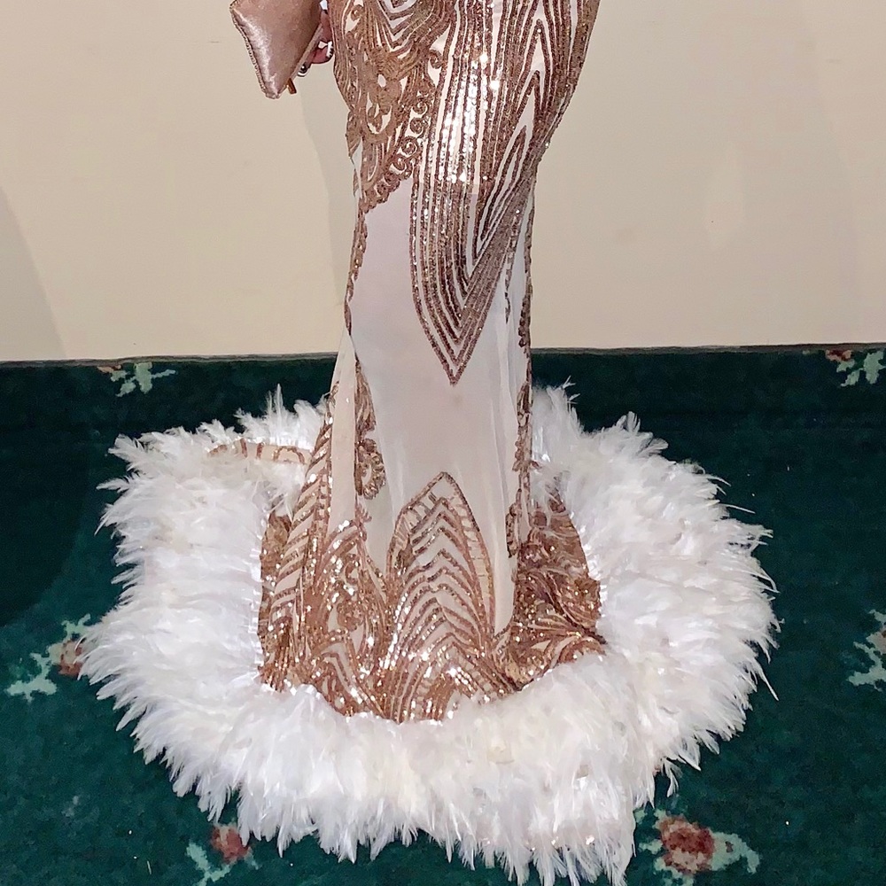 Prom Dress (Rose Gold)